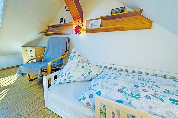 Kinderzimmer auf der Empore